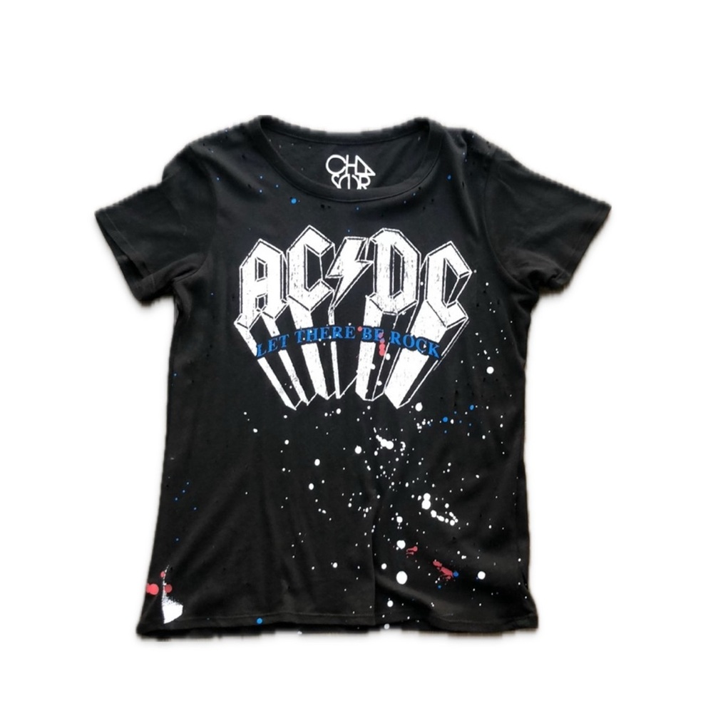 Chaser Brand AC|DC NEW Let There Be Rock Band Shirt - Picture 4 of 12